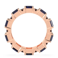 Statement Emerald Cut Eternity Karma Band