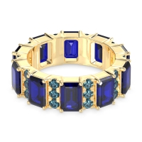 Statement Emerald Cut Eternity Karma Band