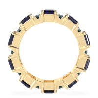 Statement Emerald Cut Eternity Karma Band