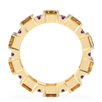 Statement Emerald Cut Eternity Karma Band