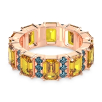 Statement Emerald Cut Eternity Karma Band