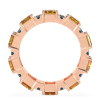 Statement Emerald Cut Eternity Karma Band