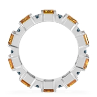 Statement Emerald Cut Eternity Karma Band