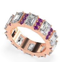 Statement Emerald Cut Eternity Karma Band