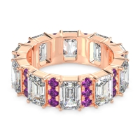 Statement Emerald Cut Eternity Karma Band