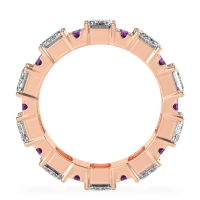 Statement Emerald Cut Eternity Karma Band