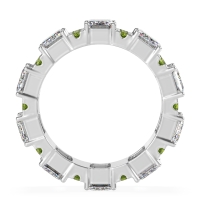 Statement Emerald Cut Eternity Karma Band