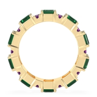 Statement Emerald Cut Eternity Karma Band