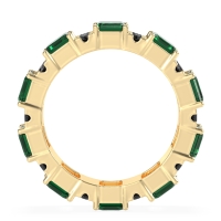 Statement Emerald Cut Eternity Karma Band