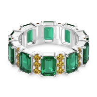 Statement Emerald Cut Eternity Karma Band