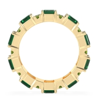 Statement Emerald Cut Eternity Karma Band