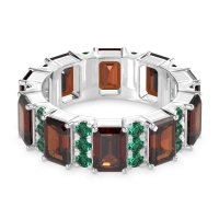 Statement Emerald Cut Eternity Karma Band