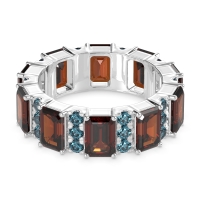 Statement Emerald Cut Eternity Karma Band