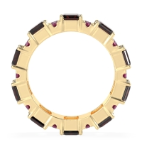 Statement Emerald Cut Eternity Karma Band