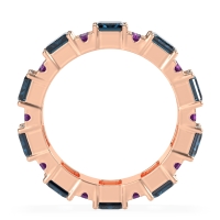 Statement Emerald Cut Eternity Karma Band