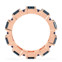 Statement Emerald Cut Eternity Karma Band