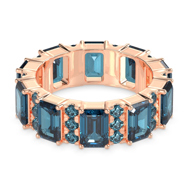 Statement Emerald Cut Eternity Karma Band