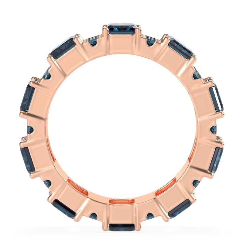 Statement Emerald Cut Eternity Karma Band