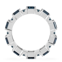 Statement Emerald Cut Eternity Karma Band