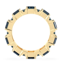 Statement Emerald Cut Eternity Karma Band