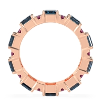 Statement Emerald Cut Eternity Karma Band