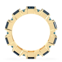 Statement Emerald Cut Eternity Karma Band