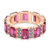 Statement Emerald Cut Eternity Karma Band