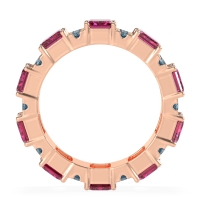Statement Emerald Cut Eternity Karma Band