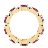 Statement Emerald Cut Eternity Karma Band