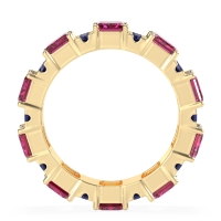 Statement Emerald Cut Eternity Karma Band