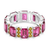 Statement Emerald Cut Eternity Karma Band