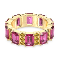 Statement Emerald Cut Eternity Karma Band