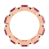 Statement Emerald Cut Eternity Karma Band