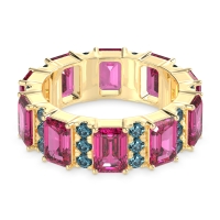 Statement Emerald Cut Eternity Karma Band