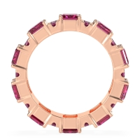 Statement Emerald Cut Eternity Karma Band