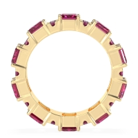 Statement Emerald Cut Eternity Karma Band