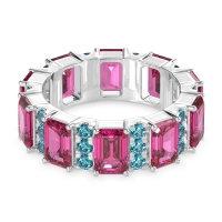 Statement Emerald Cut Eternity Karma Band