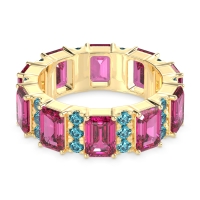 Statement Emerald Cut Eternity Karma Band