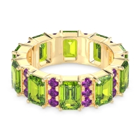 Statement Emerald Cut Eternity Karma Band