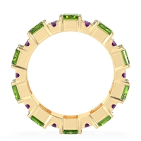 Statement Emerald Cut Eternity Karma Band