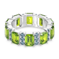 Statement Emerald Cut Eternity Karma Band