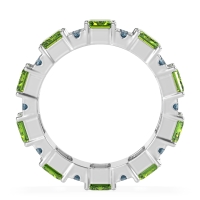 Statement Emerald Cut Eternity Karma Band