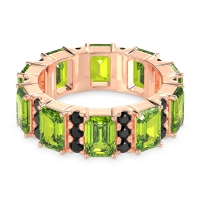 Statement Emerald Cut Eternity Karma Band