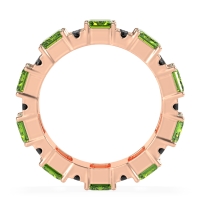 Statement Emerald Cut Eternity Karma Band