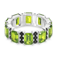 Statement Emerald Cut Eternity Karma Band