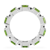 Statement Emerald Cut Eternity Karma Band