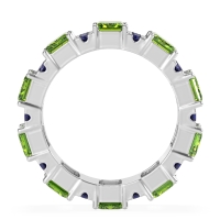 Statement Emerald Cut Eternity Karma Band