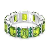 Statement Emerald Cut Eternity Karma Band