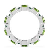 Statement Emerald Cut Eternity Karma Band