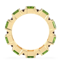 Statement Emerald Cut Eternity Karma Band